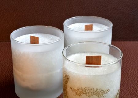 Personalized luxury perfumed candle 180gr